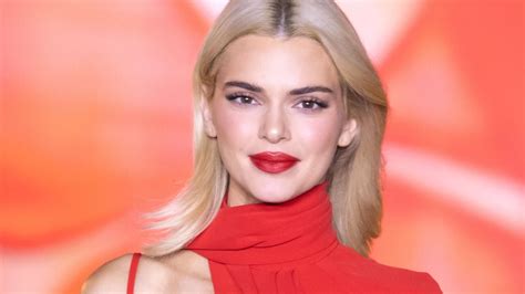 kendall jenner with blonde hair